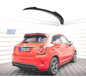 SPOILER ALETTONE FIAT 500X 14-18 NERO LUCIDO