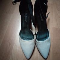 scarpe da donna beige-nere