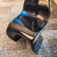 VERNER Panton nera lucida by VITRA