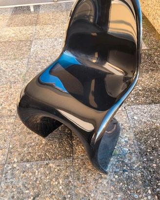 VERNER Panton nera lucida by VITRA