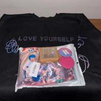 Mega Set Bts K-pop: Felpa + 50 photocards + Gadget