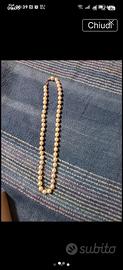collana con perle coltivate 