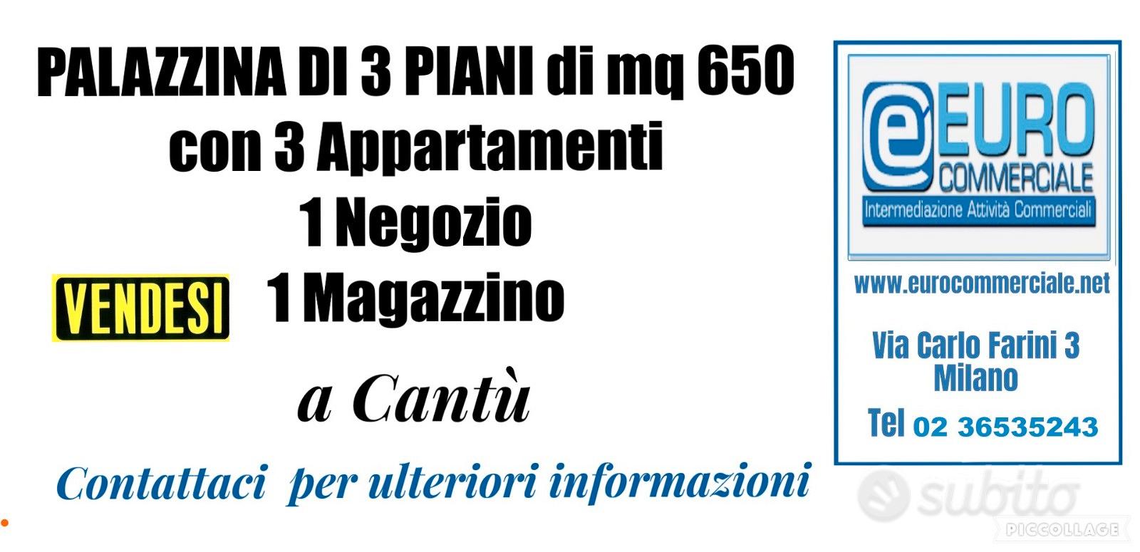 315/25 Palazzina di 3 piani in zona Cantù, mq 650