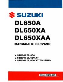 Manuale Officina Suzuki V Strom DL 650 2017 2021