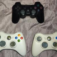 joypad Xbox 360 e Ps3