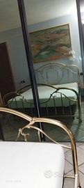 letto in ottone