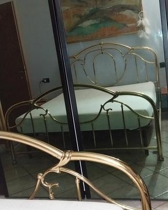 letto in ottone