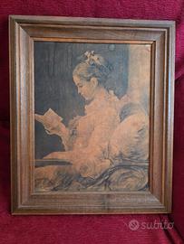 Donna Che legge quadro