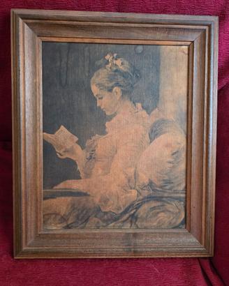 Donna Che legge quadro