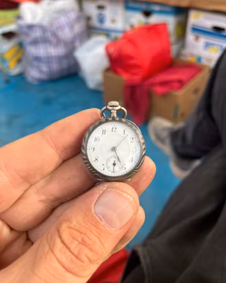 Orologio Tasca Donna M.R.C. Croissant Brunito