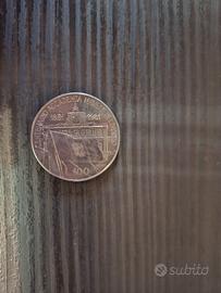 100 lire centenario accademia navale di livorno