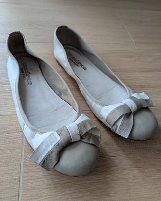 Ballerine Madras in vera pelle – Made in Italy 