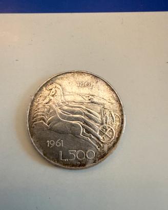 500 lire centenario 1961