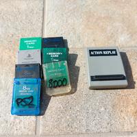 Varie memory card per Playstation 2