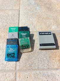 Varie memory card per Playstation 2
