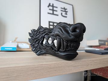 Maschera lupo stampa 3D