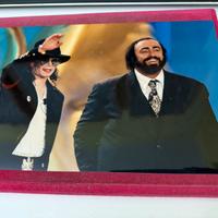 Fotografia Michael jackson,Pavarotti