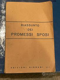 Bignami I Promessi Sposi (stampa 1986) Lire 3500