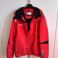 Tuta da sci rossa e nera halti