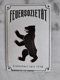 Targa incendio di assicurazioni