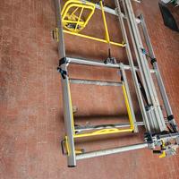 portapacchi per trasporto scala  con pistone lampe