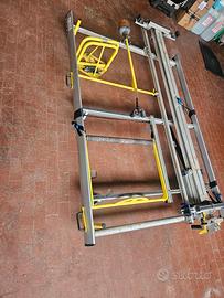 portapacchi per trasporto scala  con pistone lampe