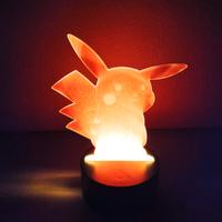 3d lampada pikachu