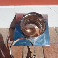 tubi monoparete e accessori inox D15 cm per stufe