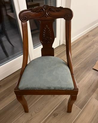 Sedia in stile 700 siciliano