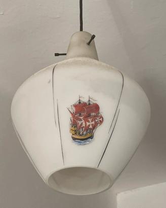 Lampadario per cameretta vintage