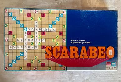 Scarabeo gioco da tavolo anni ‘80/‘90