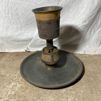 Antica lampada in ottone