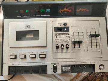 Akai GXC-75D – Piastra a cassette vintage an