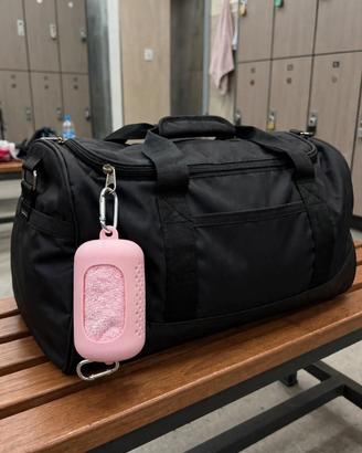 Asciugamano sportivo rosa 88x30 in astuccio silico