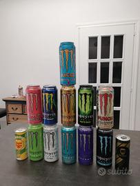 lotto collezione lattine Monster e altre 2 