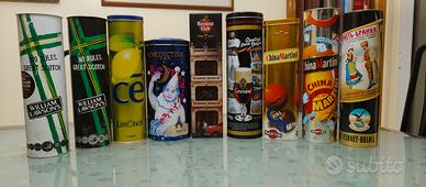 contenitori di latta vintage 