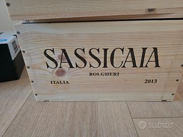 cassette sassicaia vuote