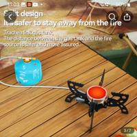 Fornello da campeggio portatile a infrarossi 