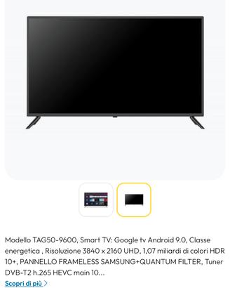 tv50 smart UHD 4K ZEFIR + 32smart led 
