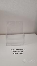 Porta brochure e biglietti da visita