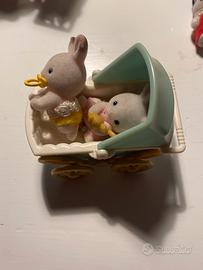 Sylvanian Carrozzina con gemelli