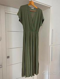 Abito Motivi a righe verde e marrone, taglia L