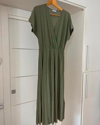 Abito Motivi a righe verde e marrone, taglia L