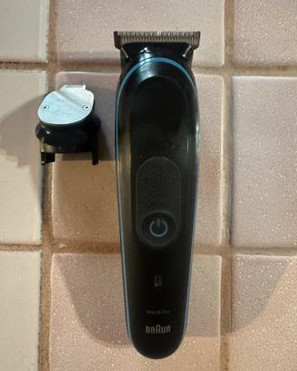 Rasoio braun wet & dry 5544 a batteria