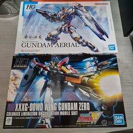 Kit Gunpla, Gundam Wing Zero, Gundam Aerial 