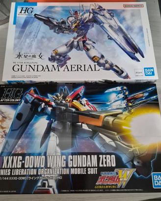 Kit Gunpla, Gundam Wing Zero, Gundam Aerial 