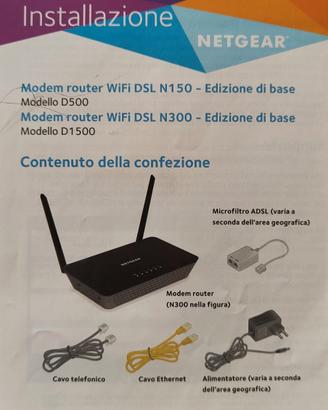 MODEM/ROUTER ADSL NEATGEAR