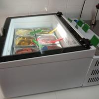 vetrina per gelato 3 o 6 gusti anche per ristorant