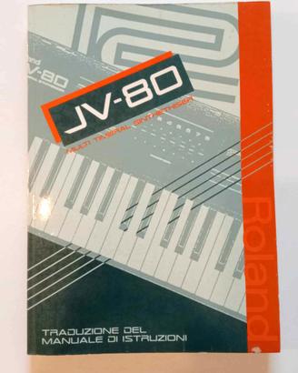 Libretto istruzioni Roland JV 80 in italiano