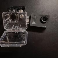 Action Cam 4k con valigetta accessori